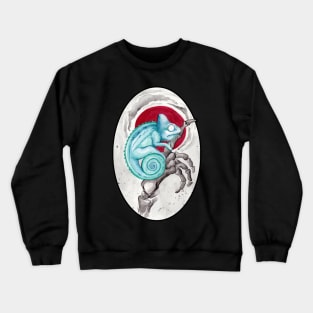 Creepy Chameleon Crewneck Sweatshirt